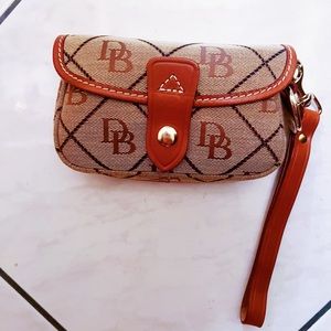 BRAND NEW Dooney & Burke Flap Wristlet